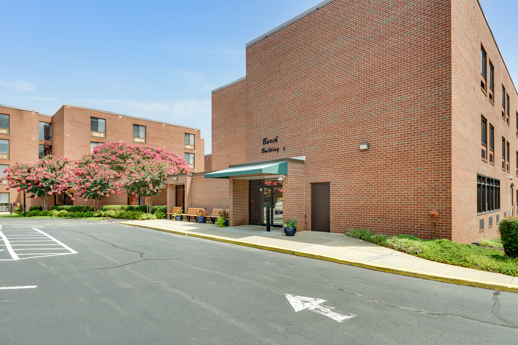 front of building 2